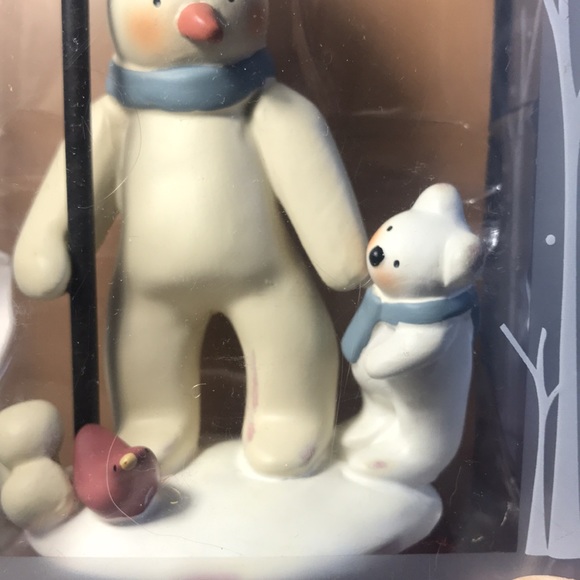 BONNIE LYNN PEACE IN THE MEADOW CHRISTMAS SNOWMAN TREES SUN GOOSE & TEDDY 32340 - Picture 5 of 5